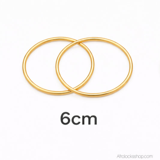 Anneau dore pour idee coiffure