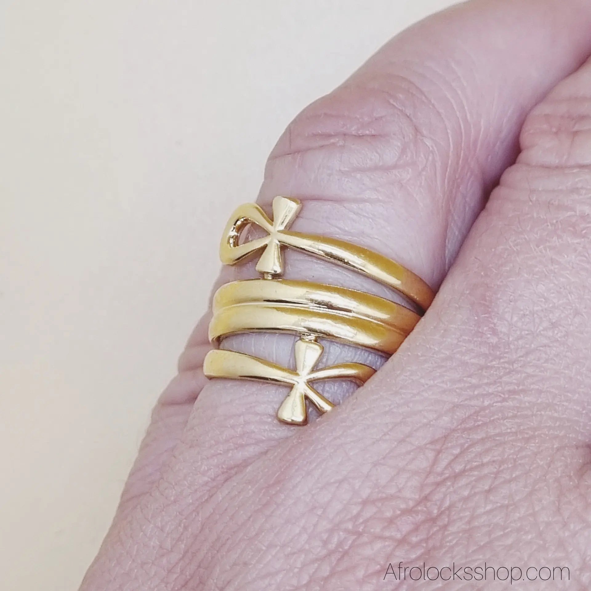 Bague-croix-de-ankh-03 - Afro Locks Shop