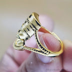 Bague-nefertiti-acier-inox-04 - Afro Locks Shop