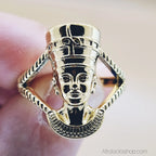 Bague-nefertiti-acier-inox-05 - Afro Locks Shop