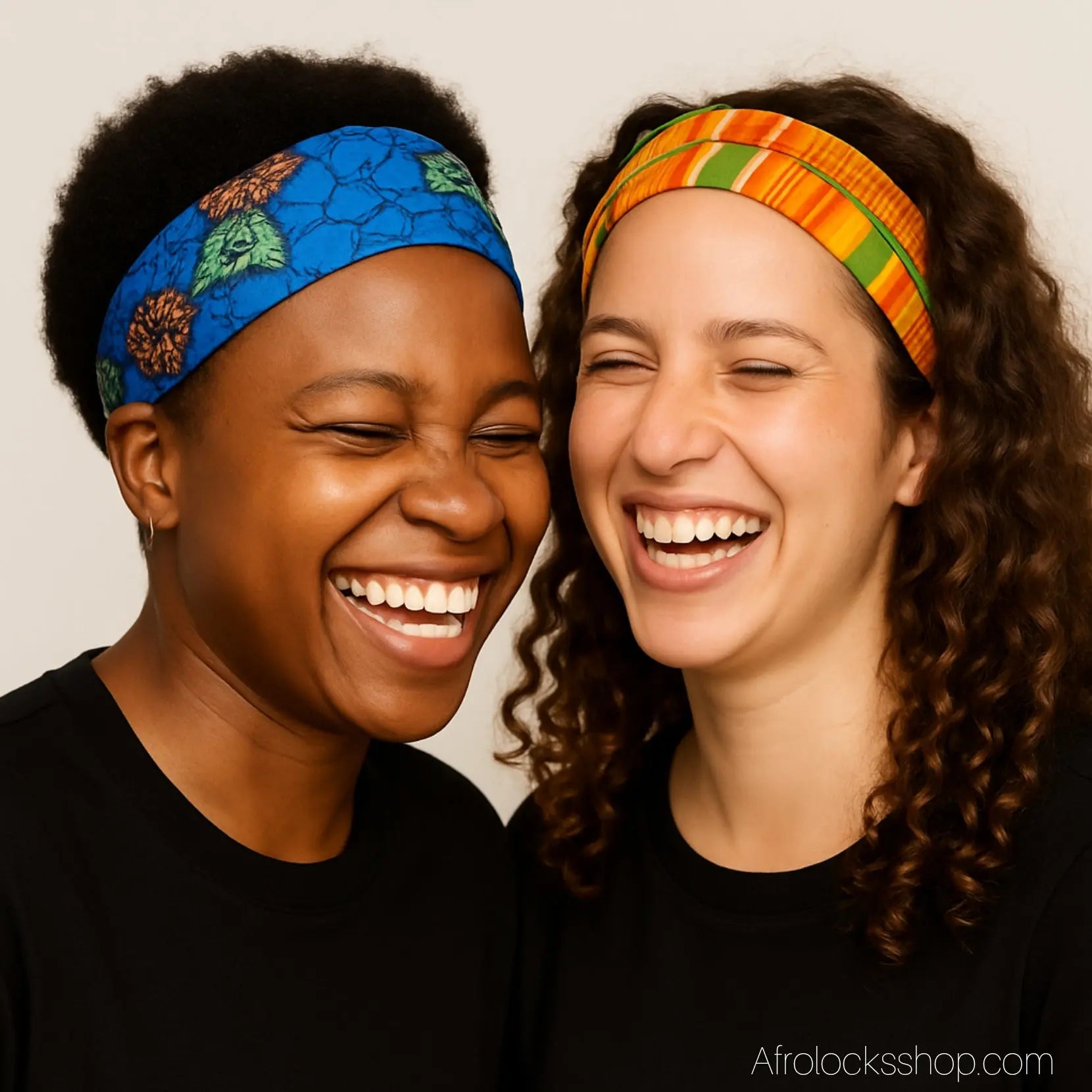 Bandeau-serre-tete-motif-africain - Afro Locks Shop