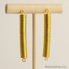 Bijou_long_spirale_argente_dore_locks_et_tresses_2 - Afro Locks Shop