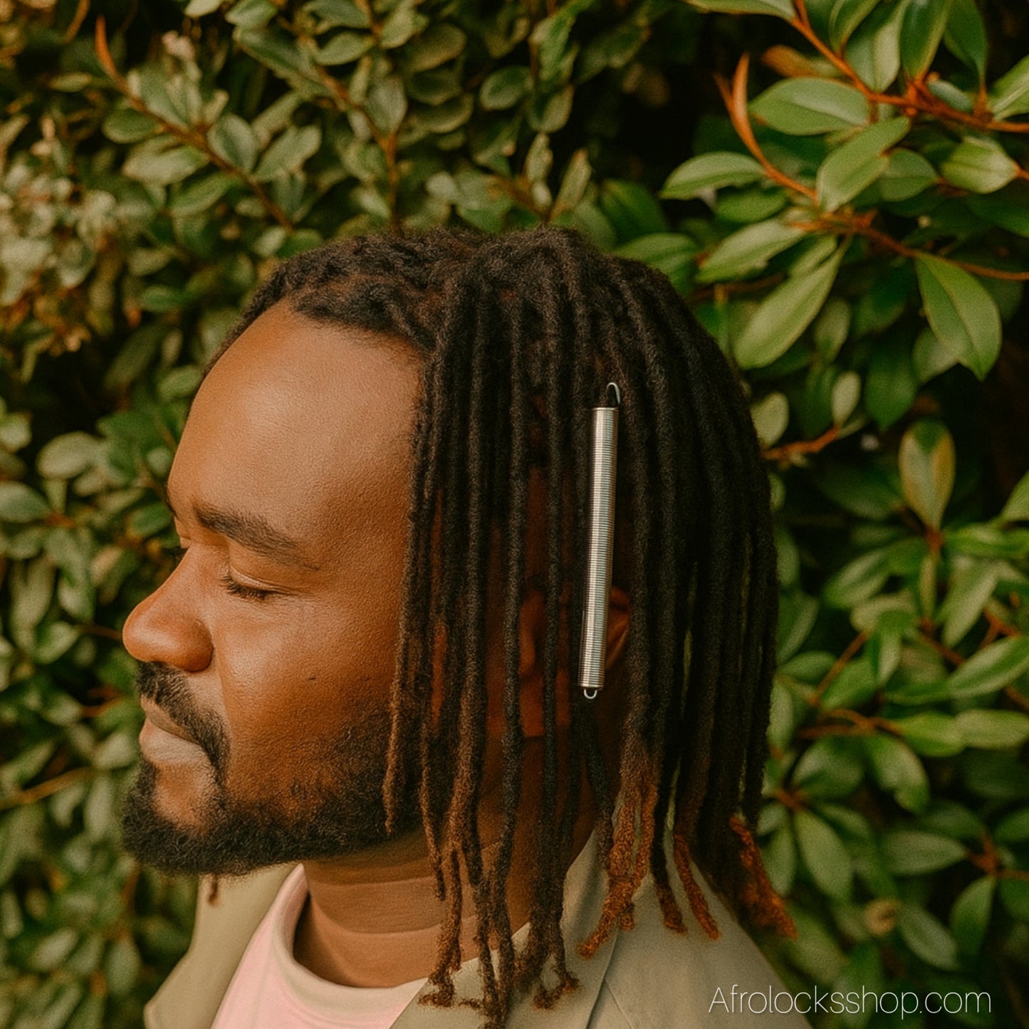 Lot de 2 bijoux spirales longues pour locks – doré ou argenté – 11 à 15 cm – trou 9 mm 🌀