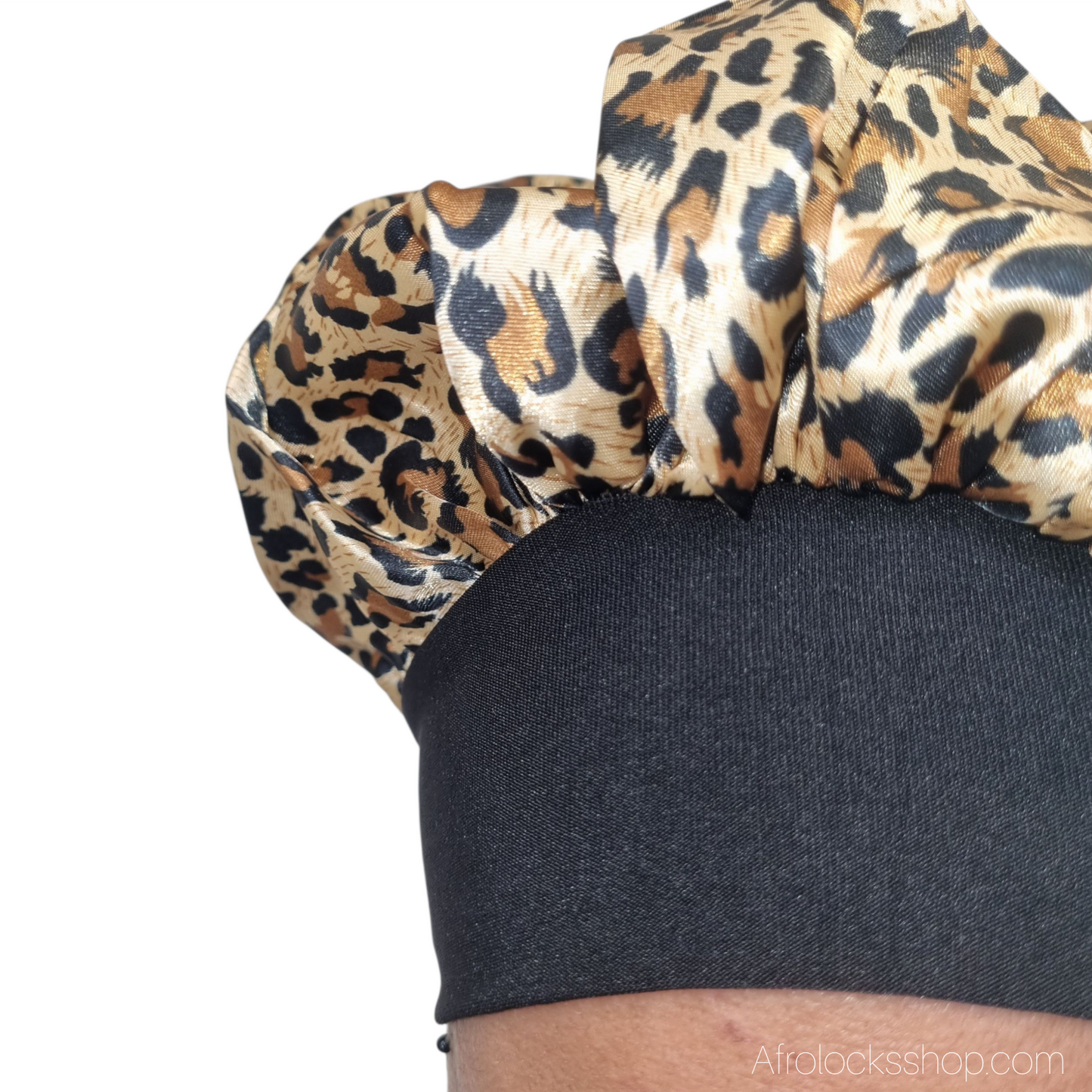 Bonnet en satin premium – large bande élastique (4 coloris)