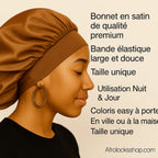 Bonnet-satin-qualite-premium - Afro Locks Shop