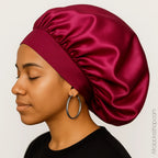 Bonnet-satin-rouge-afro-bandeau - Afro Locks Shop
