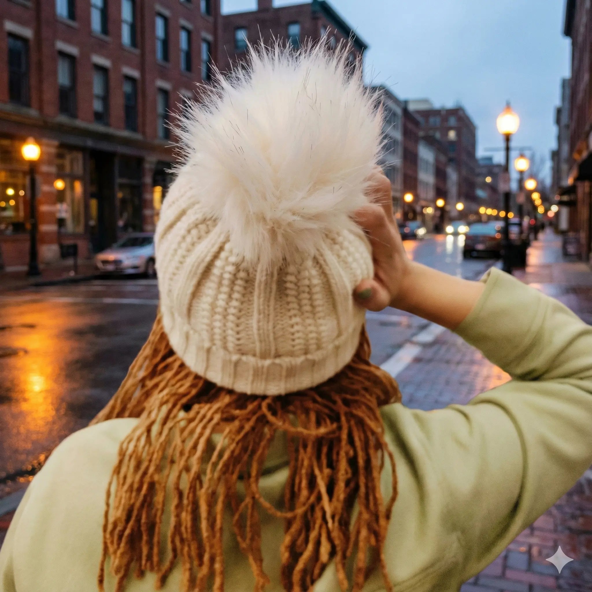 Bonnet_Hiver_Satin_Protect_Extensible_Sp_cial_Volume_Doublure_Anti-Frisottis_avec_pompon_4 - Afro Locks Shop