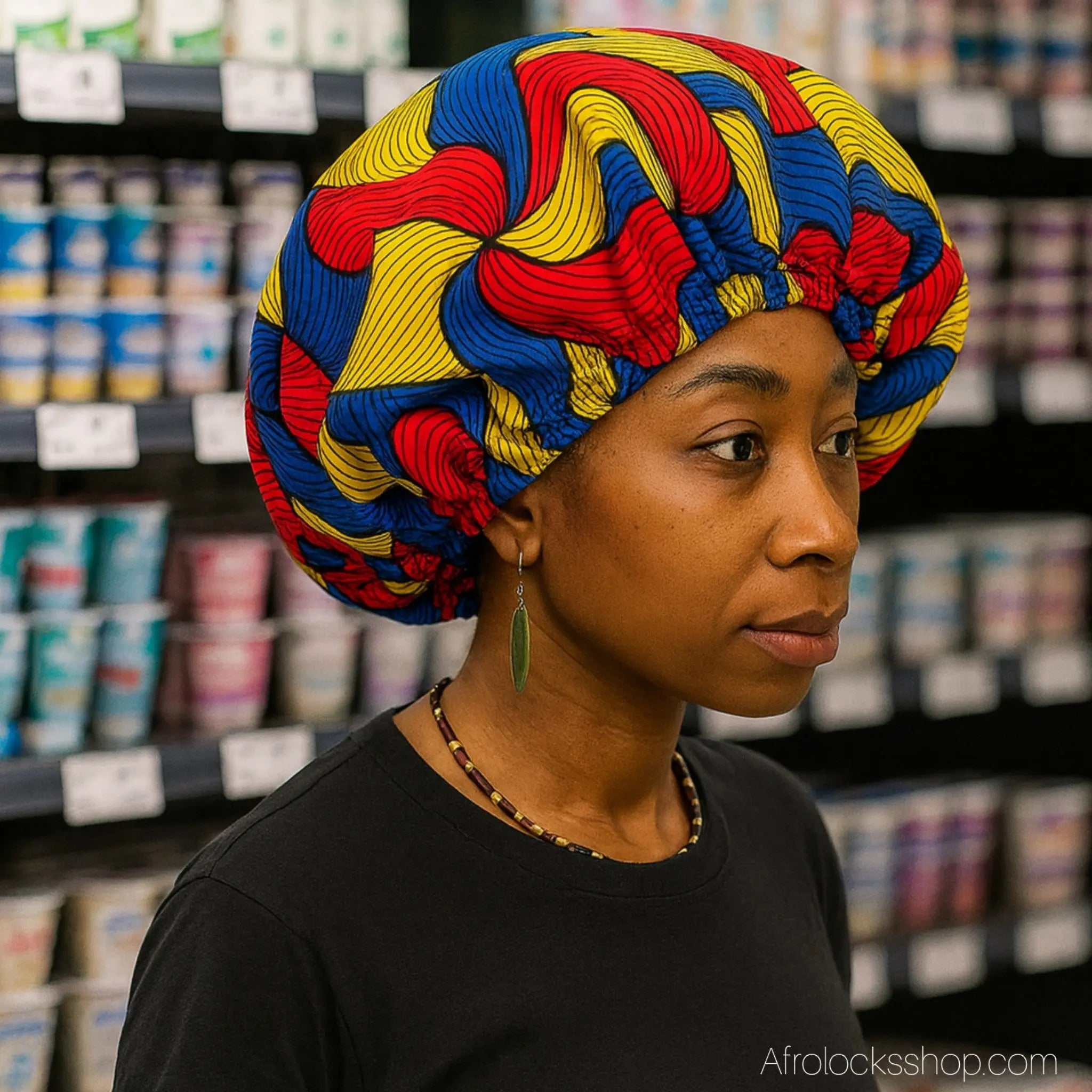 Bonnet_africain_wax_epais_doublure_satin_3 - Afro Locks Shop