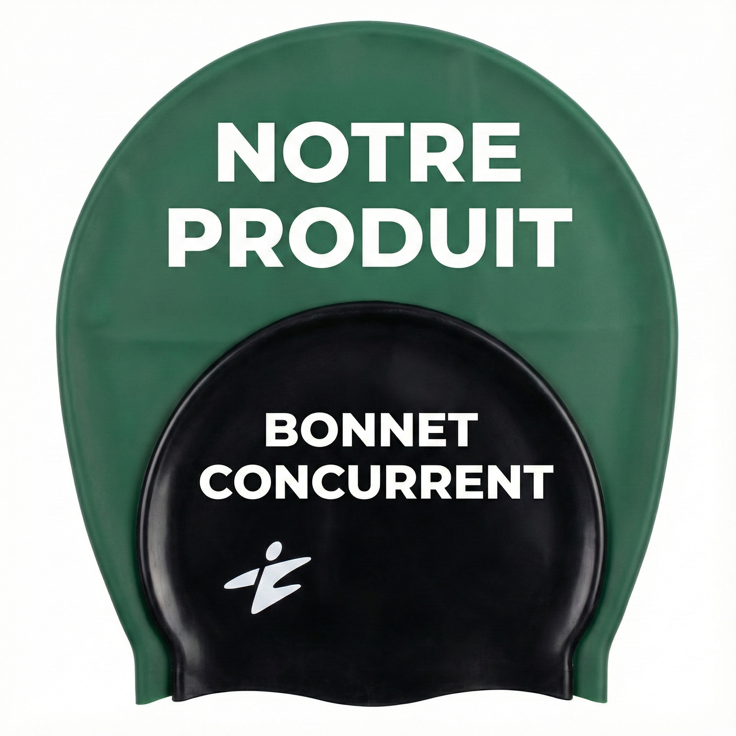 Bonnet de Bain XXL "Le Protecteur" – Silicone Haute Densité 170g pour Dreadlocks, Tresses & Afros (23x36cm)