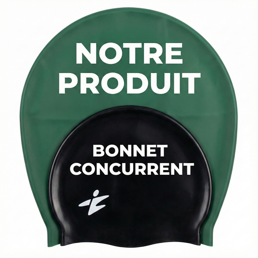 Bonnet de Bain XXL "Le Protecteur" – Silicone Haute Densité 170g pour Dreadlocks, Tresses & Afros (23x36cm)