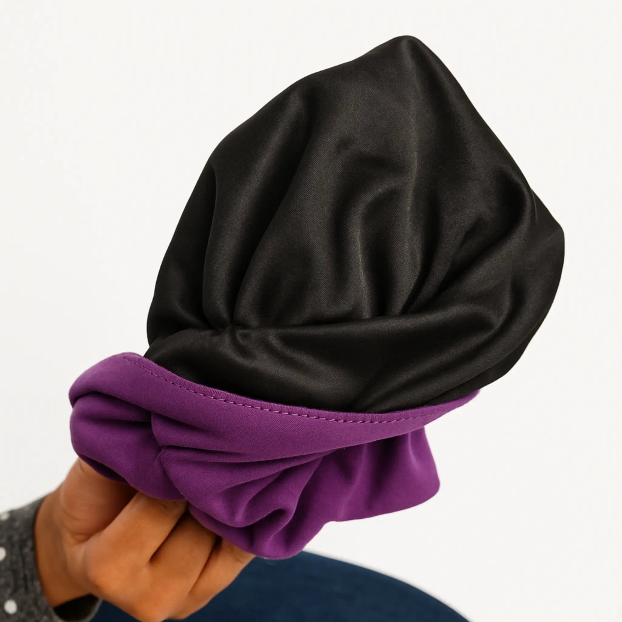 Bonnetdejourdoubluresatinextensible1 - Afro Locks Shop