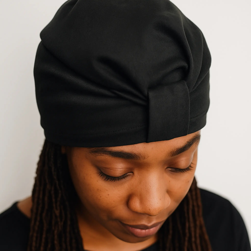 Bonnetdejourdoubluresatinextensible3 - Afro Locks Shop