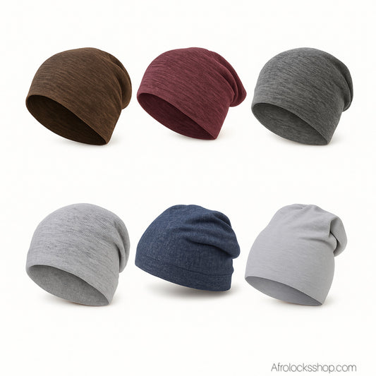 Bonnet sportswear doublé satin – 6 coloris – Marron foncé, bordeaux, gris, bleu, noir – Taille unique