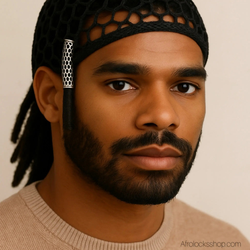 BonnetresilleMaillefiletmeshhatloclocks1 - Afro Locks Shop