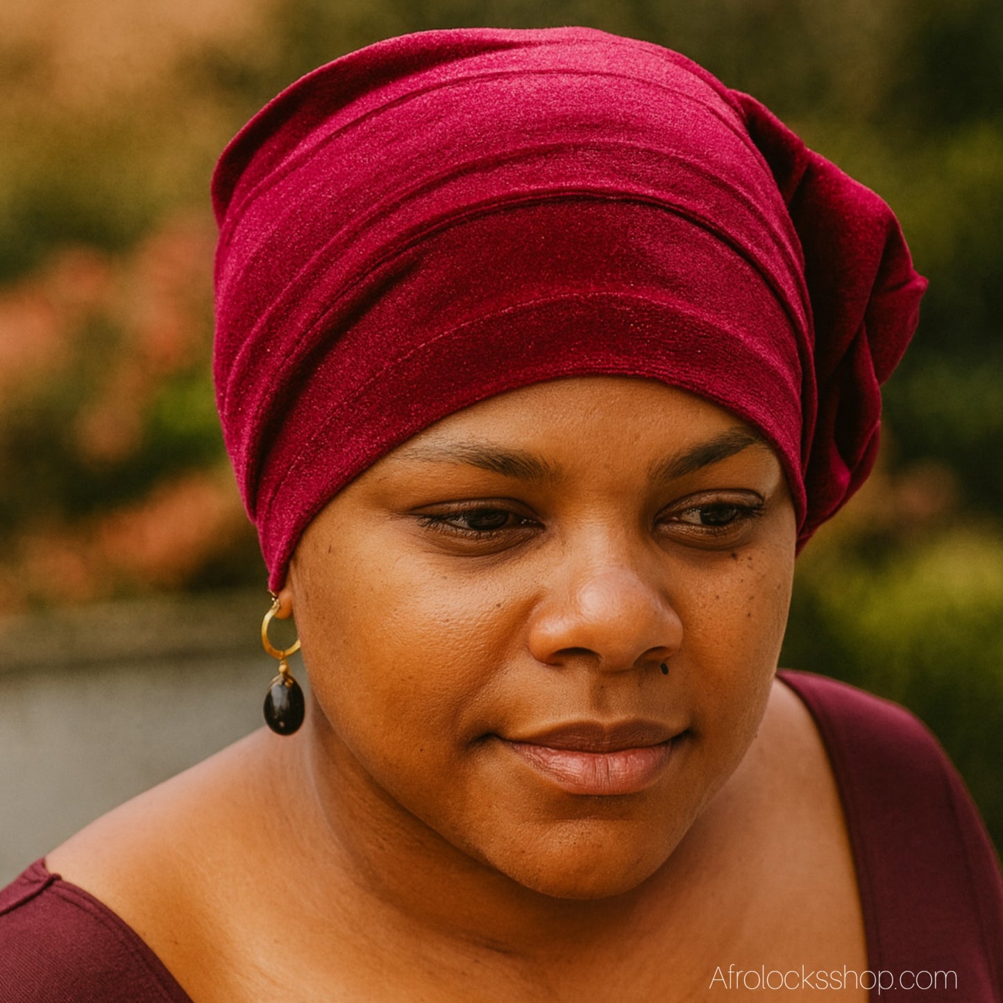 Bonnet velours plissé – intérieur doux (gris ou bordeaux) ✨