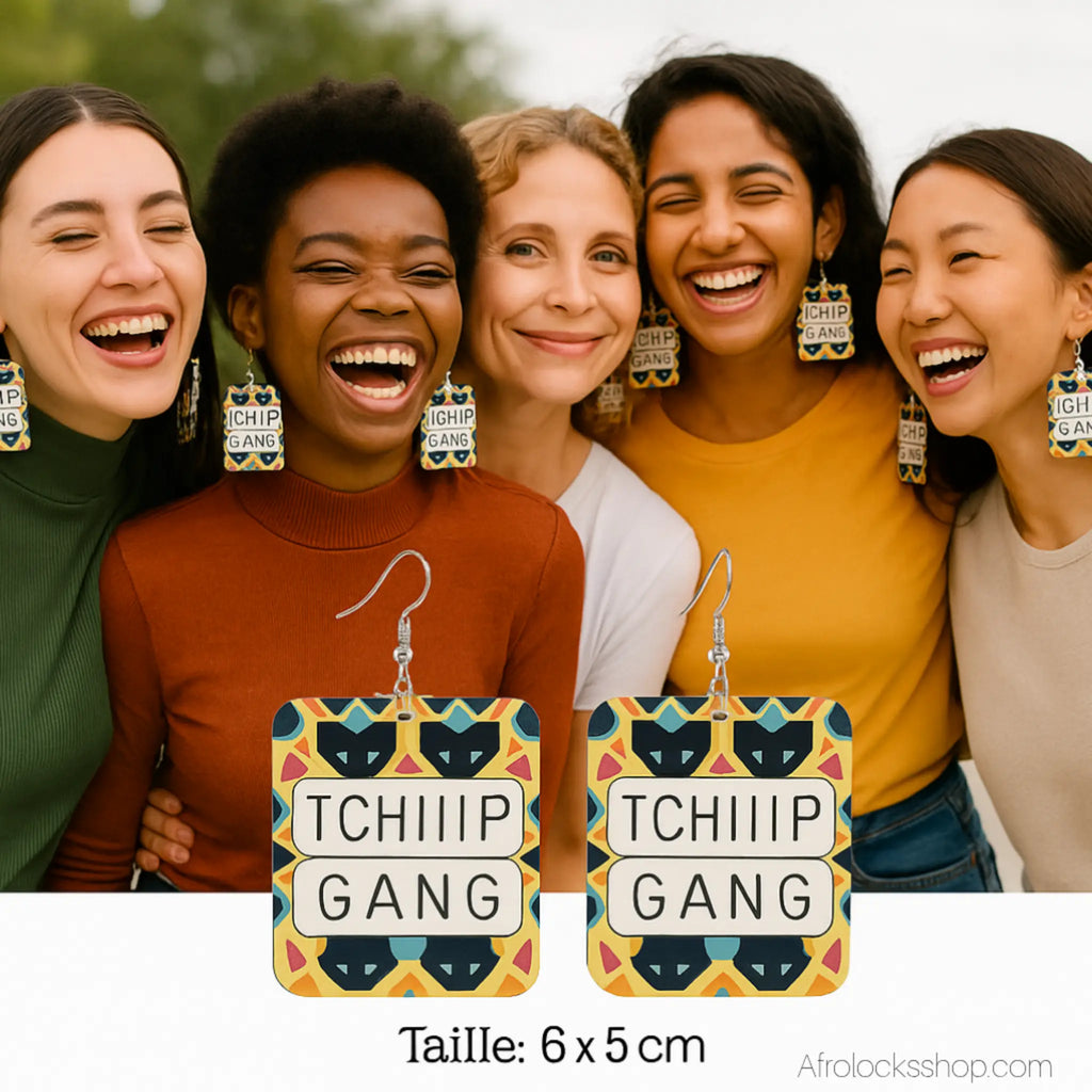 Boucle_d_oreille_tchip_tchiiip_gang_afro_chic_5 - Afro Locks Shop
