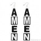 Boucles-oreilles-amen-pop-art - Afro Locks Shop