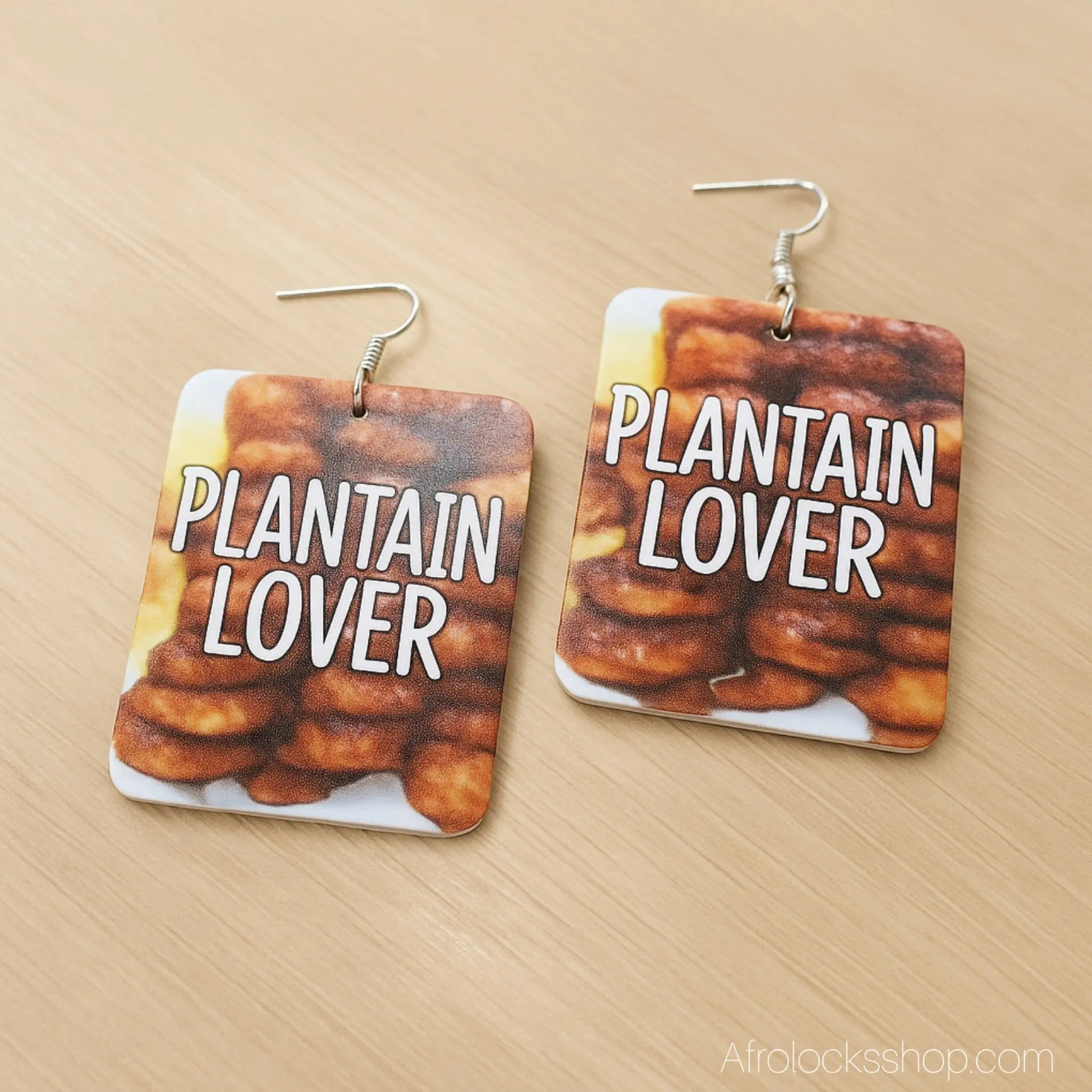 Boucles_d_oreilles_humour_afro_Plantain_lover_1 - Afro Locks Shop