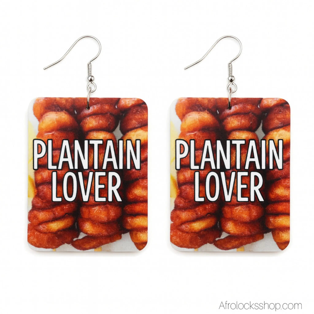 Boucles_d_oreilles_humour_afro_Plantain_lover_3 - Afro Locks Shop