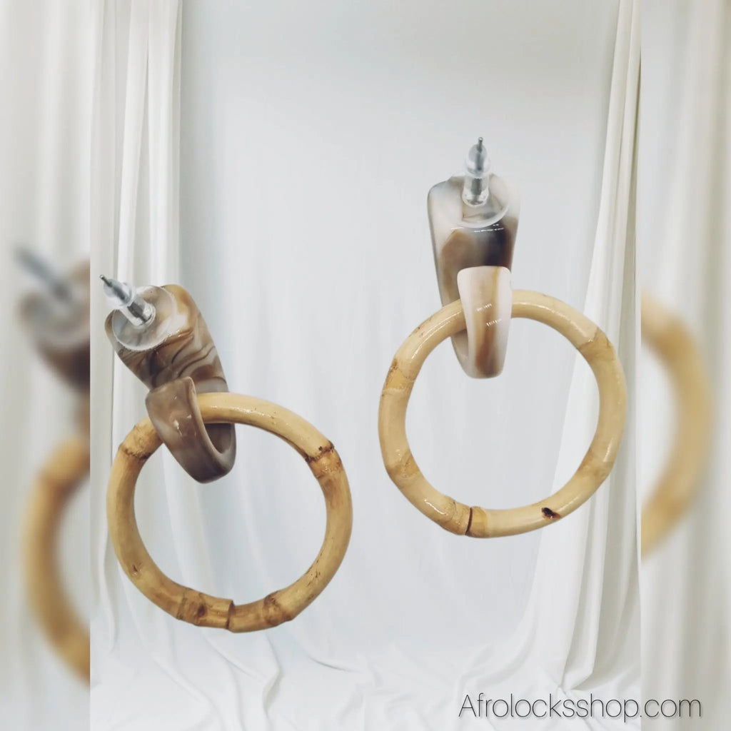 Bouclesd_oreillesbambouetacrylique2 - Afro Locks Shop