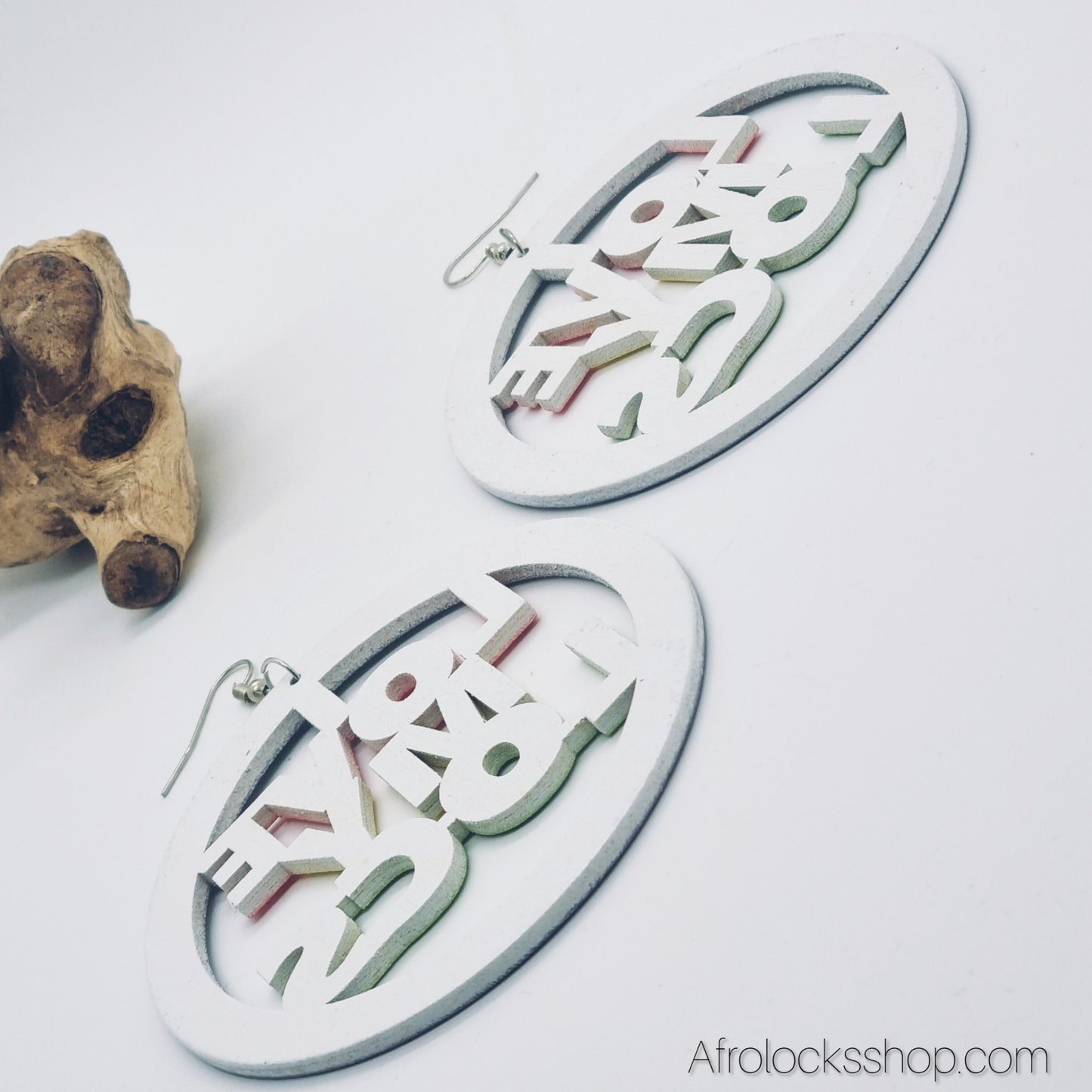 Boucles d’oreilles LOVE MY LOCS – Statement rasta