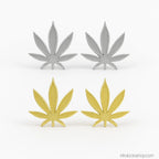 Bouclesd_oreillespucesfeuilledoreargente3 - Afro Locks Shop