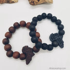 Bracelet_Afrique_en_perles_bois_04 - Afro Locks Shop