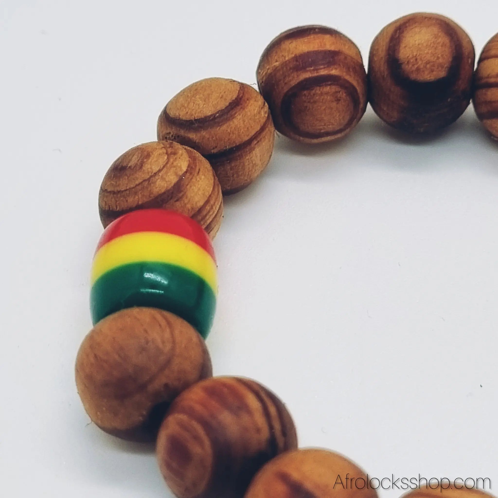 Bracelet_perles_rasta_elastique_03 - Afro Locks Shop