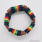 Bracelet_rasta_en_perles_de_bois_7 - Afro Locks Shop