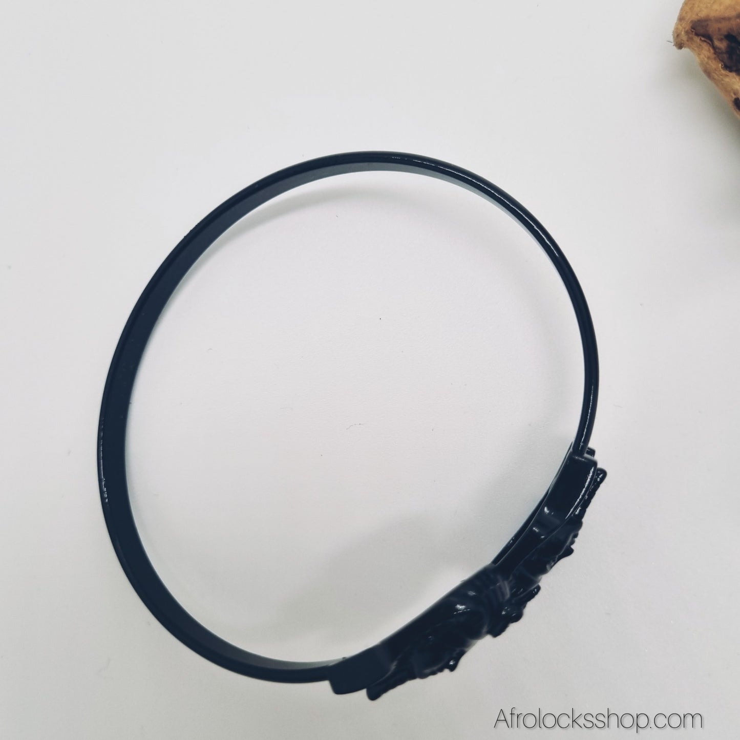 Bracelet Toutankhamon – acier inox 316L, rigide & ajustable (noir ou doré) – 22 g