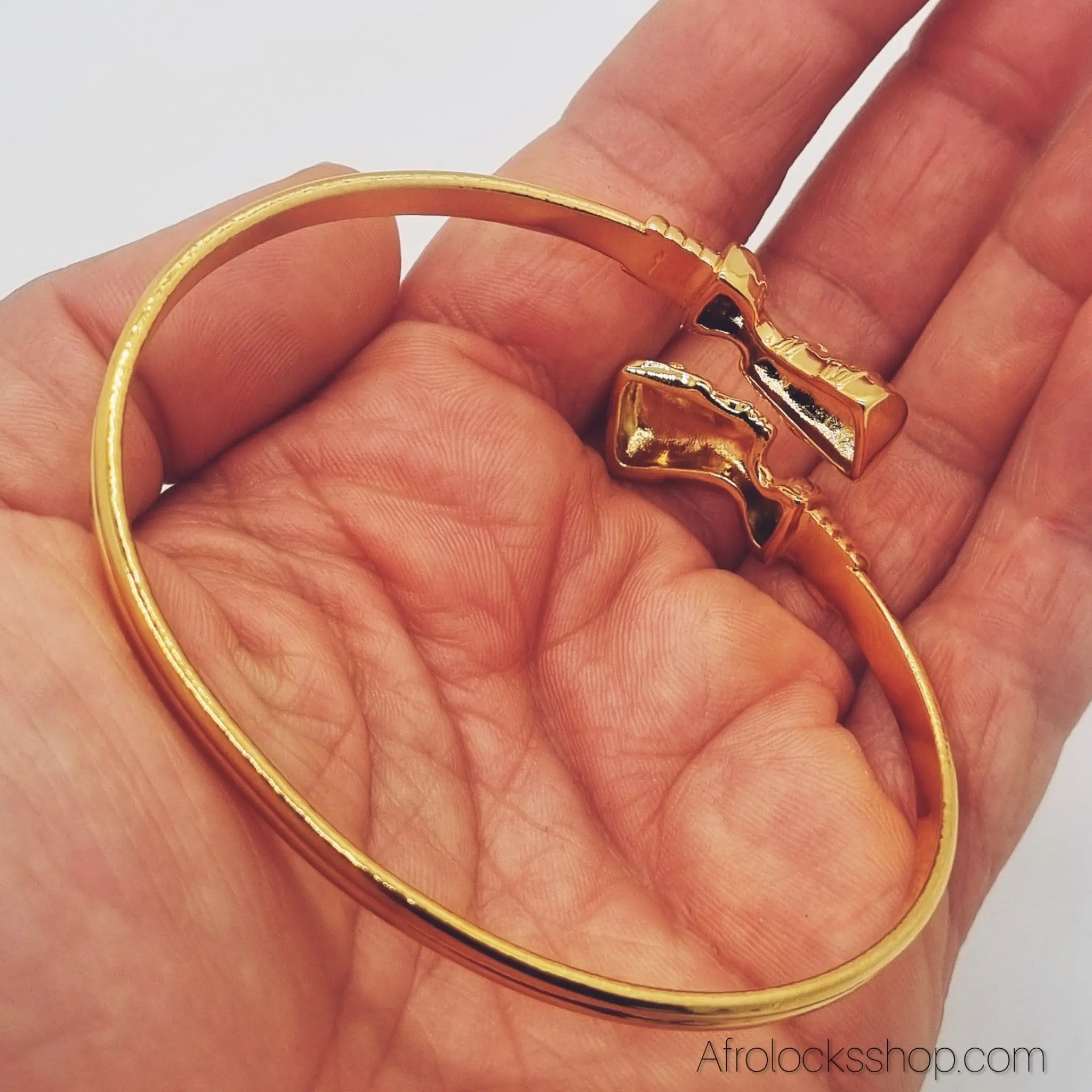 Braceletnefertitiacierinox1 - Afro Locks Shop