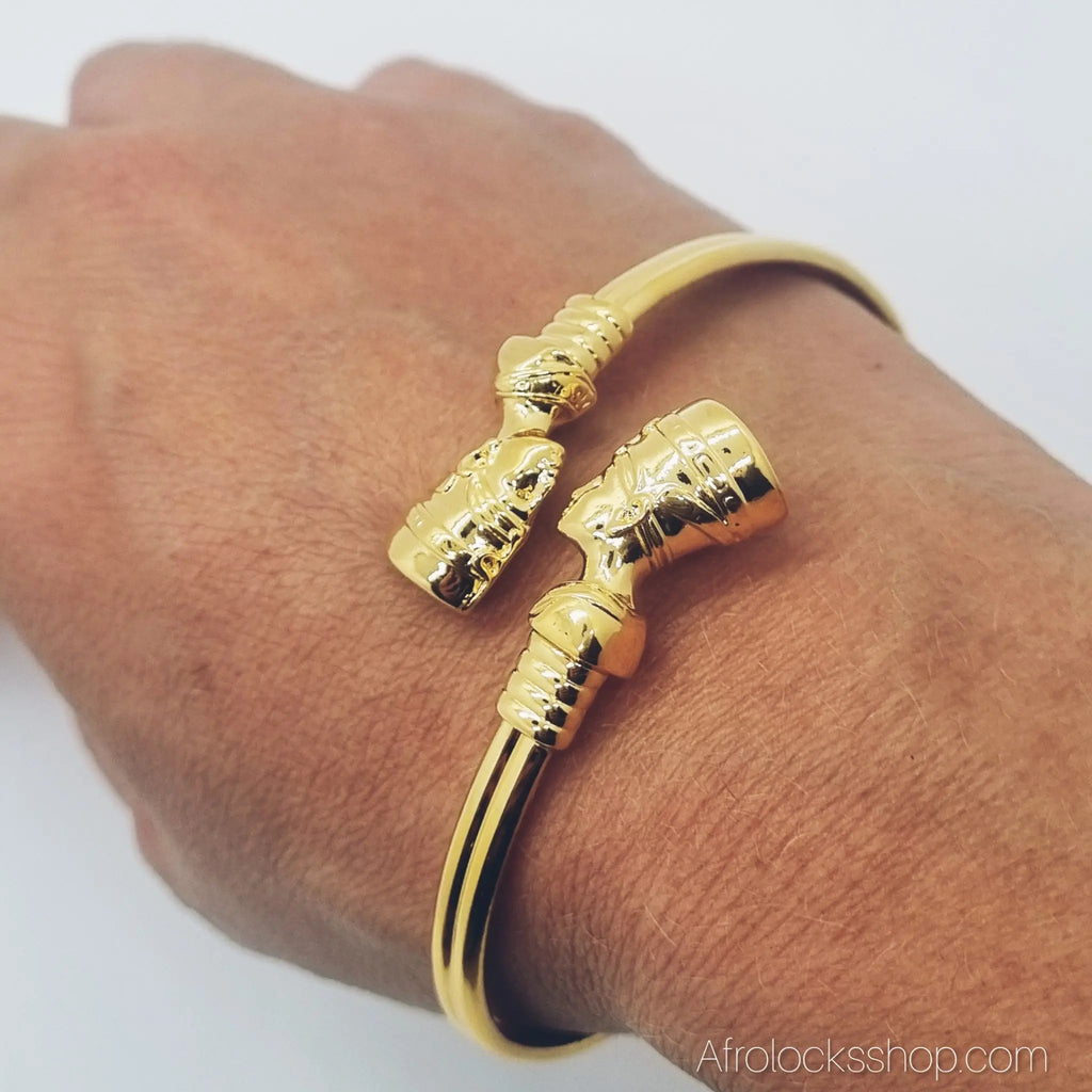 Braceletnefertitiacierinox5 - Afro Locks Shop