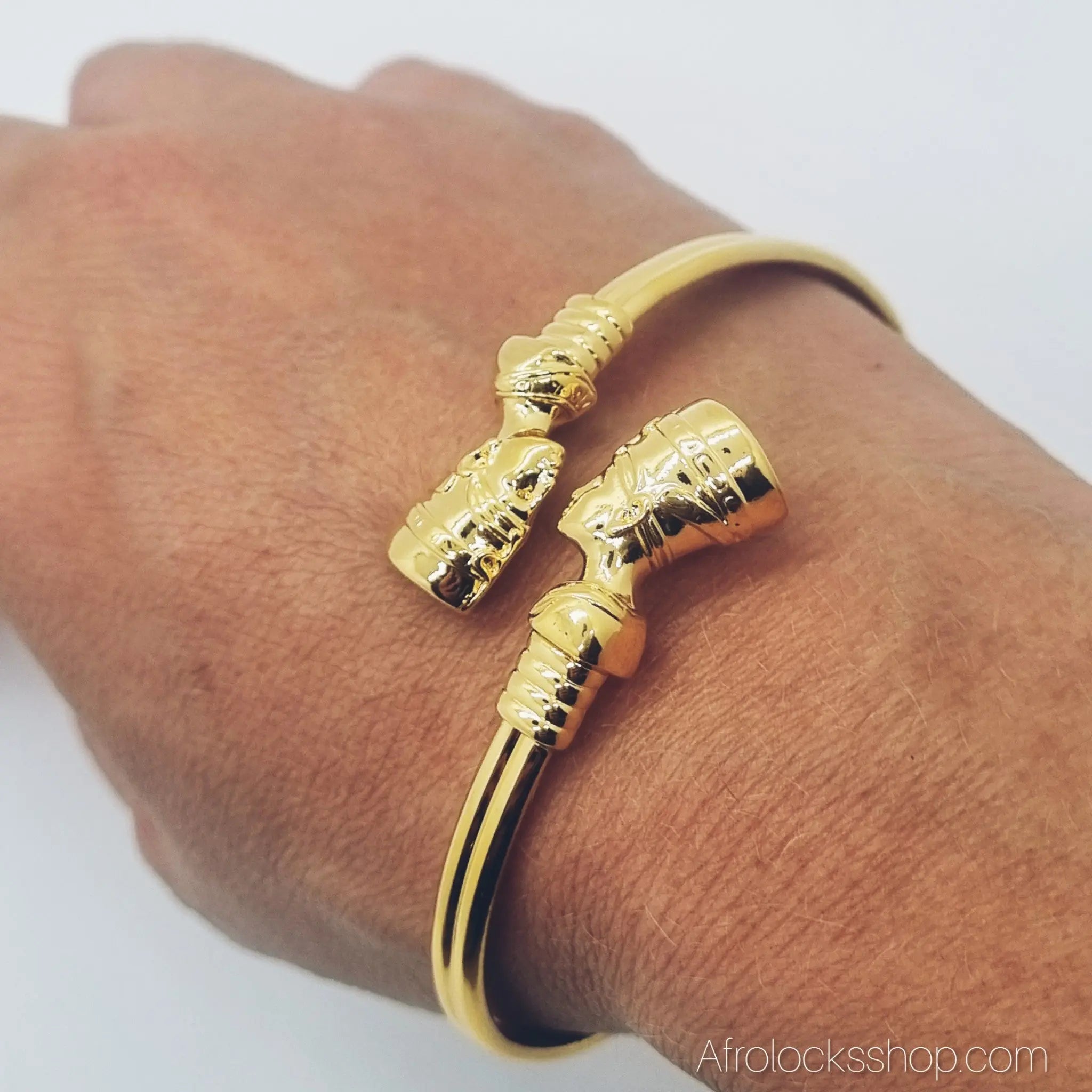 Braceletnefertitiacierinox5 - Afro Locks Shop