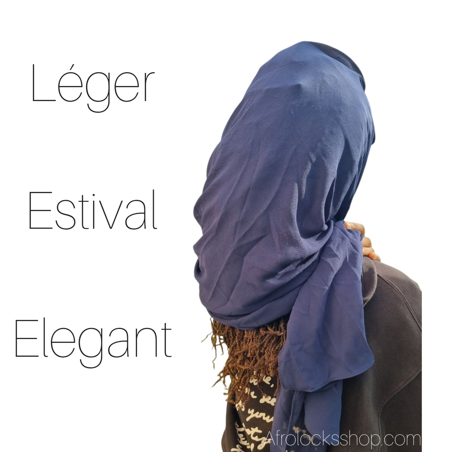 Hijab à enfiler avec casquette intégrée – mousseline légère – sport/running & gym – 3 couleurs 🧢🏃‍♀️