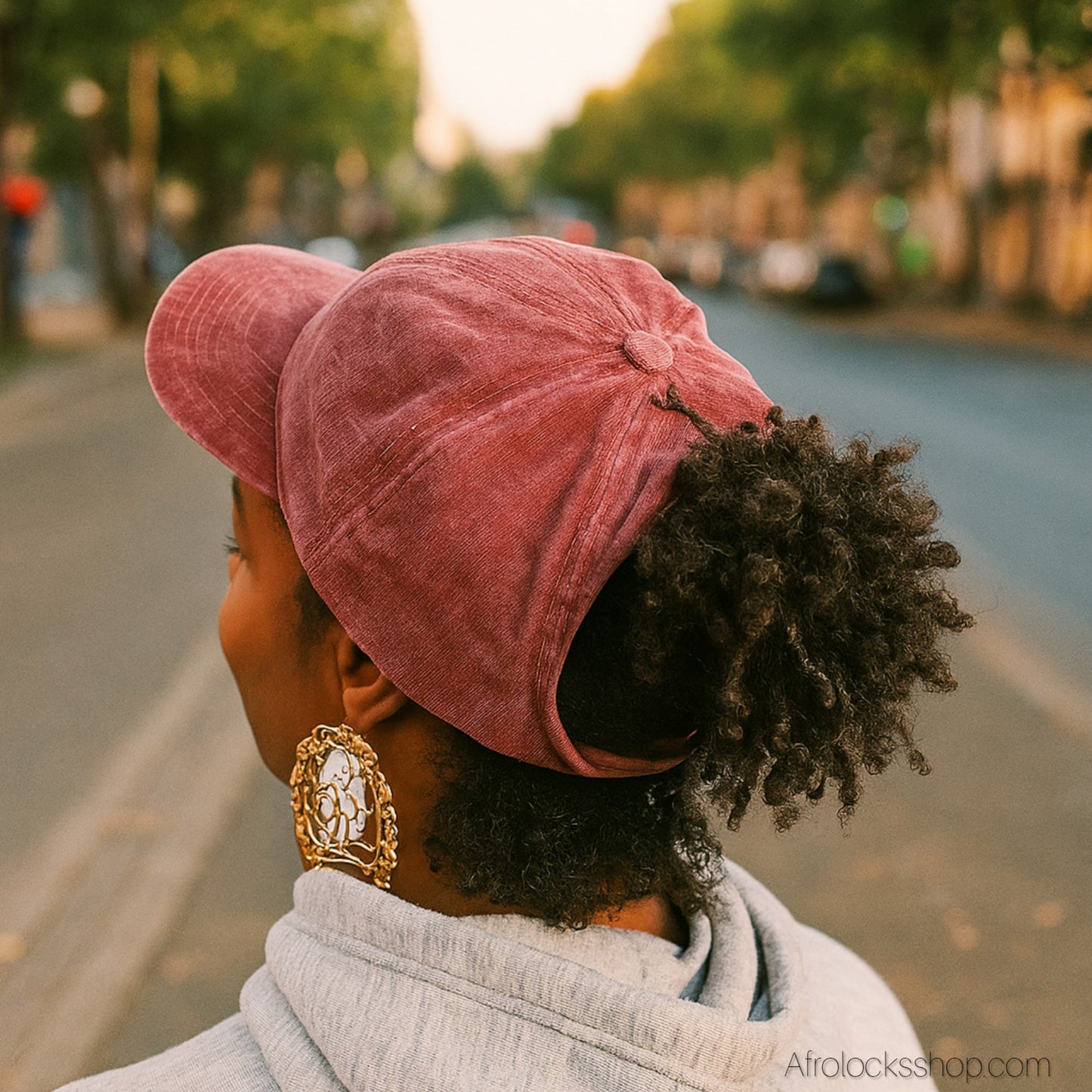 Casquette ouverte queue de cheval en polyester – unisexe et réglable 🎽