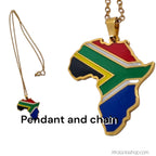 ChainecouleurorAfriquedusuddrapeau2 - Afro Locks Shop