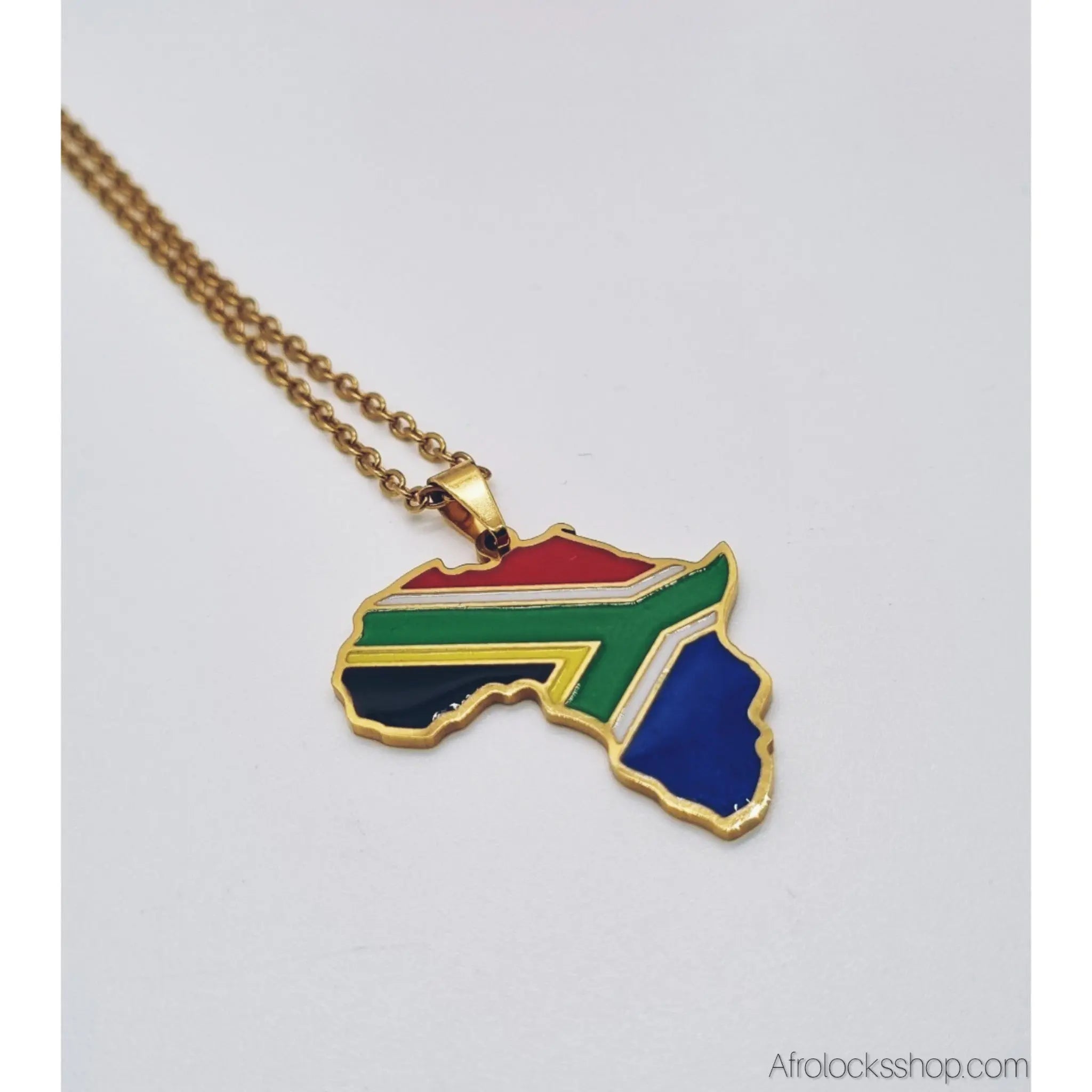ChainecouleurorAfriquedusuddrapeau3 - Afro Locks Shop