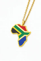 ChainecouleurorAfriquedusuddrapeau7 - Afro Locks Shop