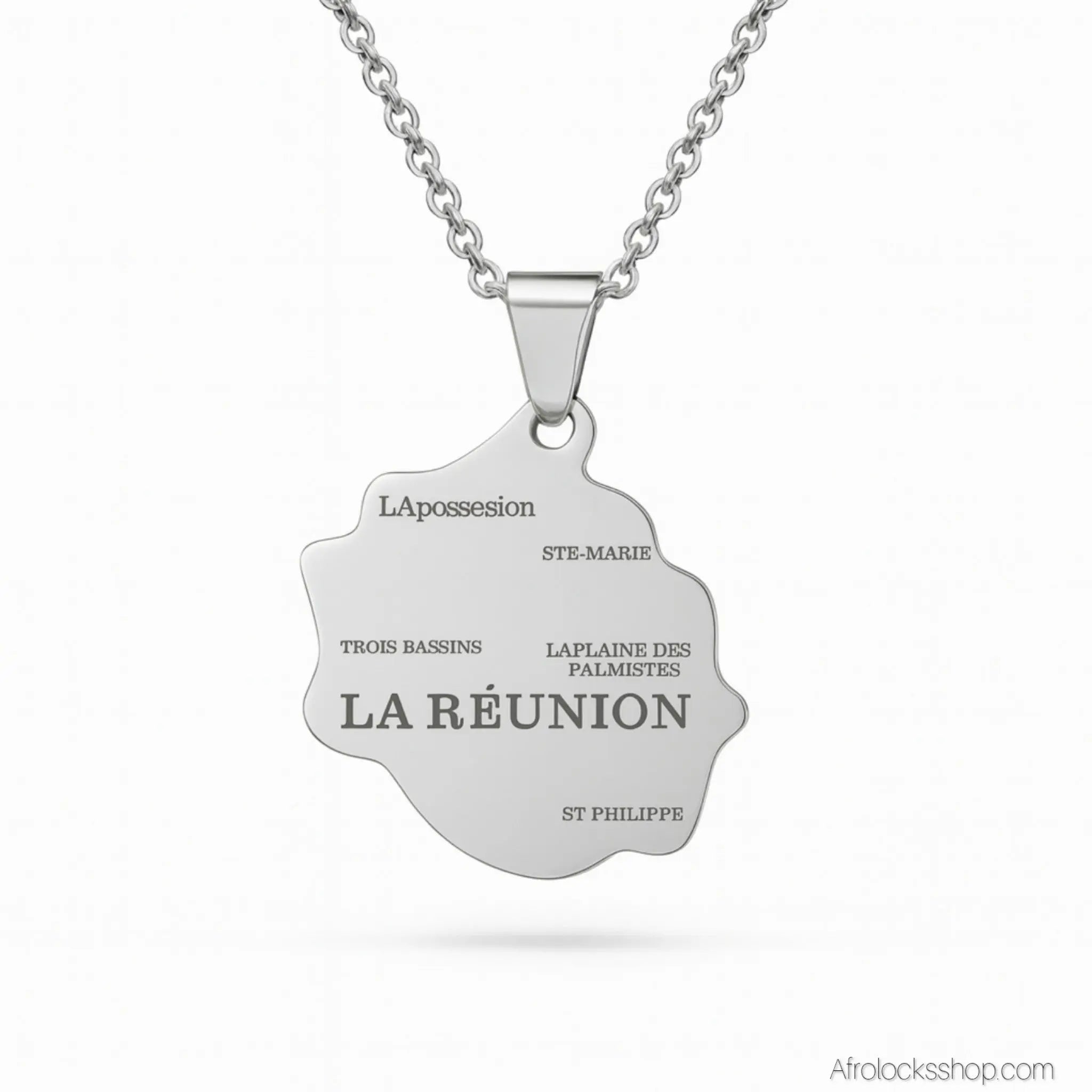 Chainependentifiledelareunionorargent1 - Afro Locks Shop