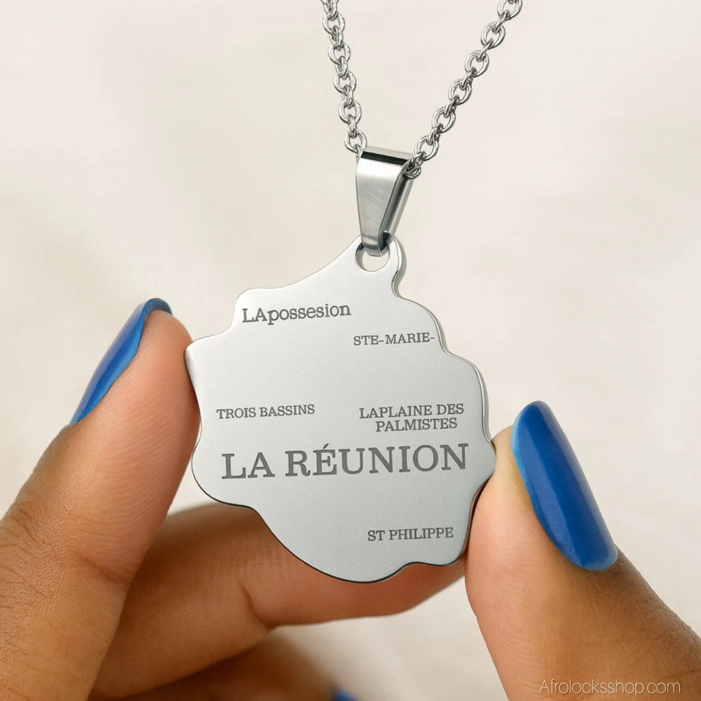 Chainependentifiledelareunionorargent6 - Afro Locks Shop