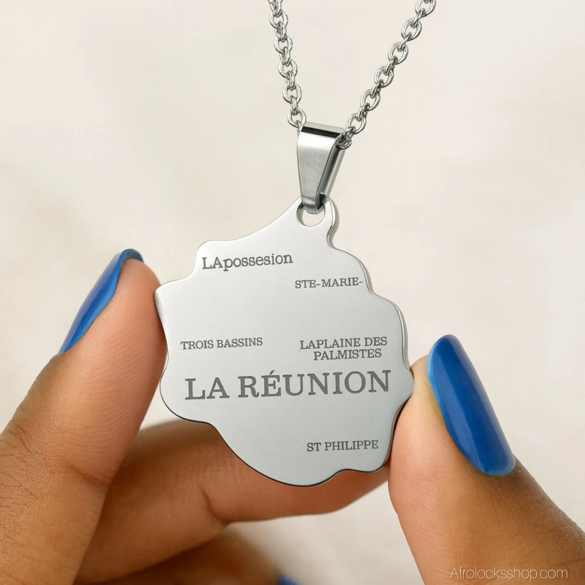 Chainependentifiledelareunionorargent6 - Afro Locks Shop