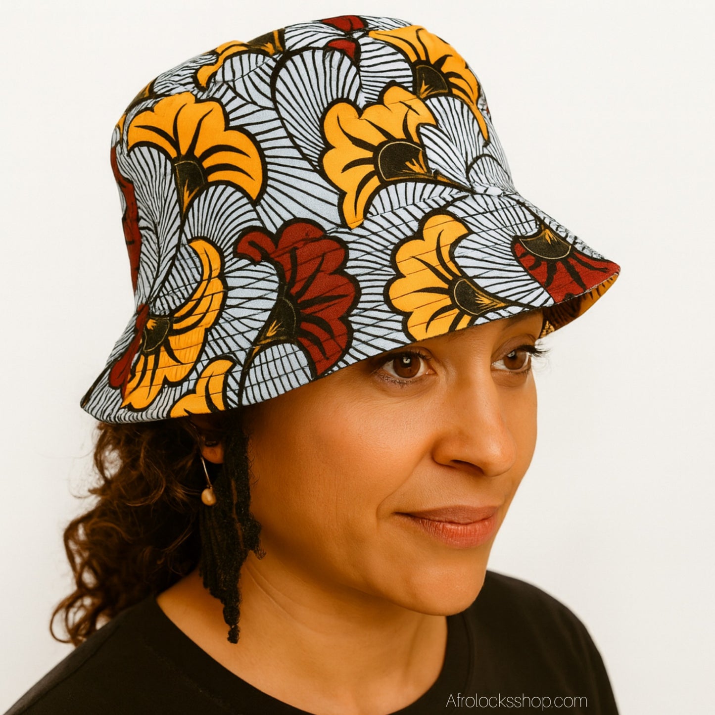 Bob wax en coton – unisexe 56-58 cm | imprimé africain 🌺