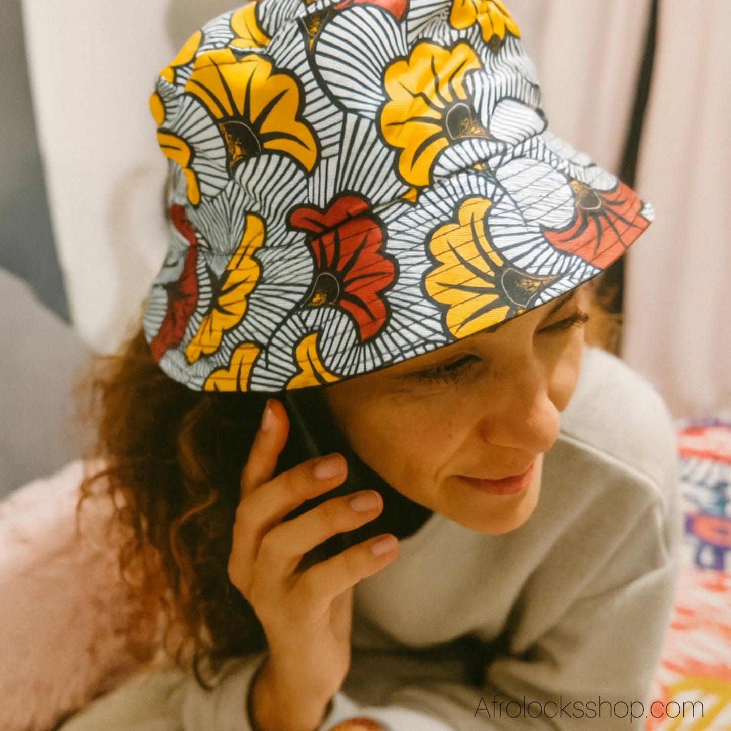 Bob wax en coton – unisexe 56-58 cm | imprimé africain 🌺