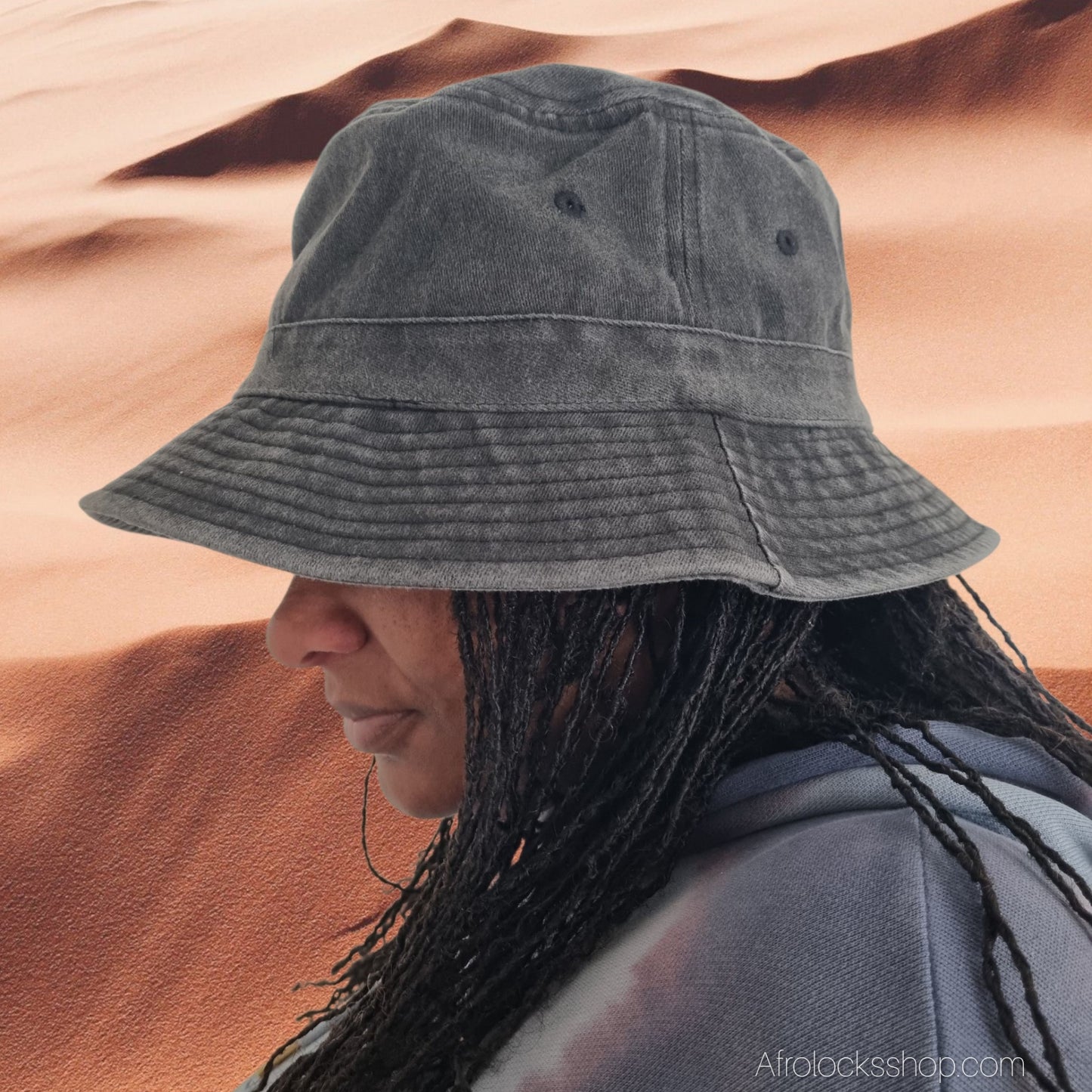 Bob xxl grande taille 64 cm – Coton premium, profond 10 cm – Spécial locks & tresses