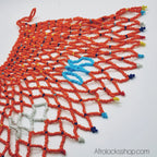 ColleretteorangeinspirationmasaiAfrique4 - Afro Locks Shop
