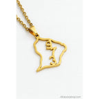 CollierGuyanefrancaiseacierinoxydabledore1 - Afro Locks Shop