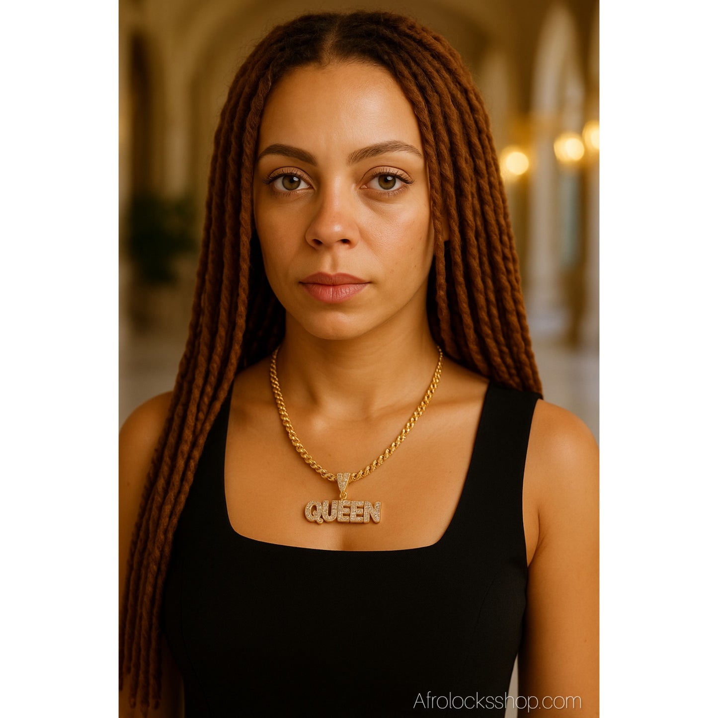 Collier KING / QUEEN – Maille Cubaine 13 mm en Acier Inox ✨ (au choix ou Duo)