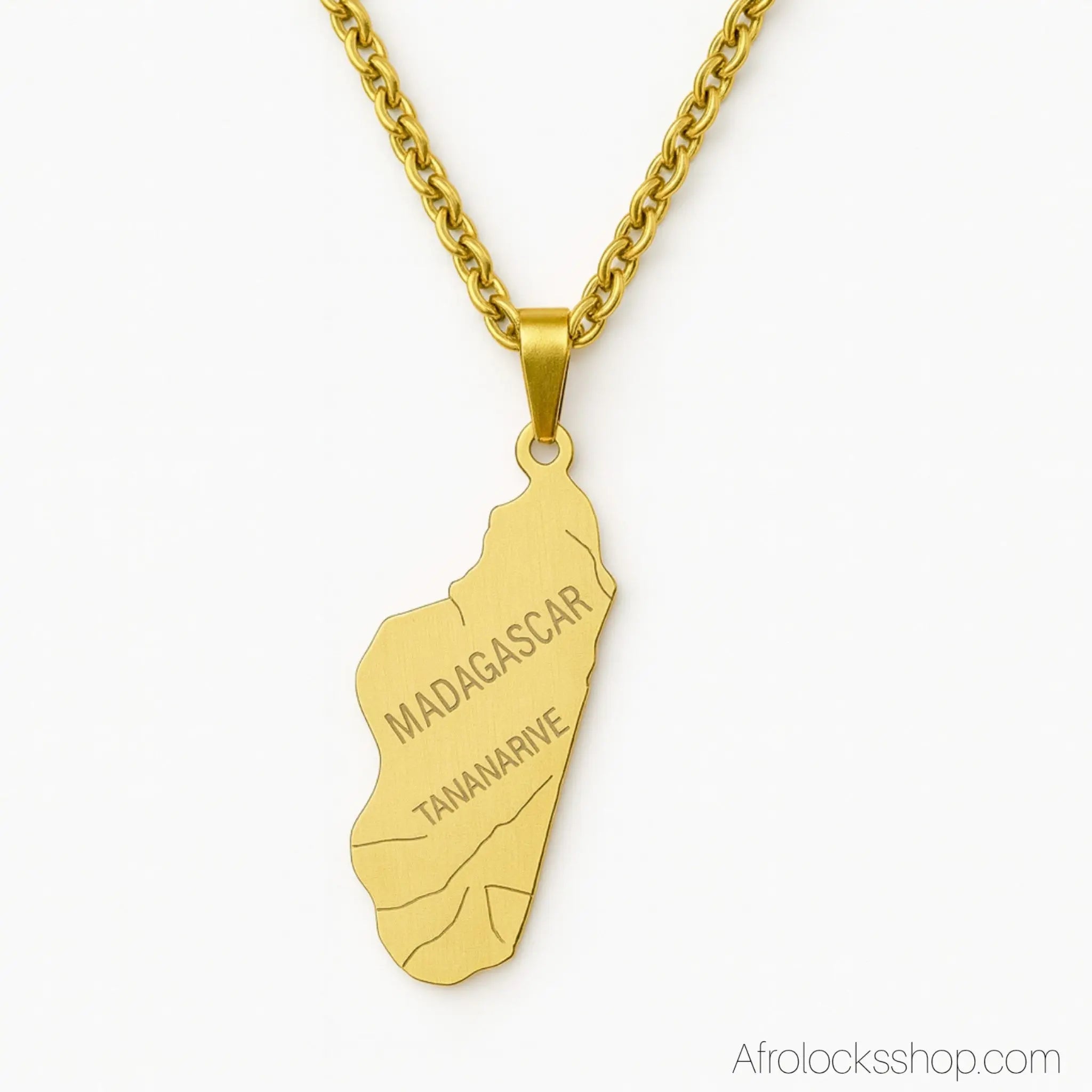 Collier_pendentif_Madagascar_tananarive_dore_2 - Afro Locks Shop