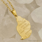 Collier_pendentif_carte_Ile_Maurice_couleur_or_1 - Afro Locks Shop