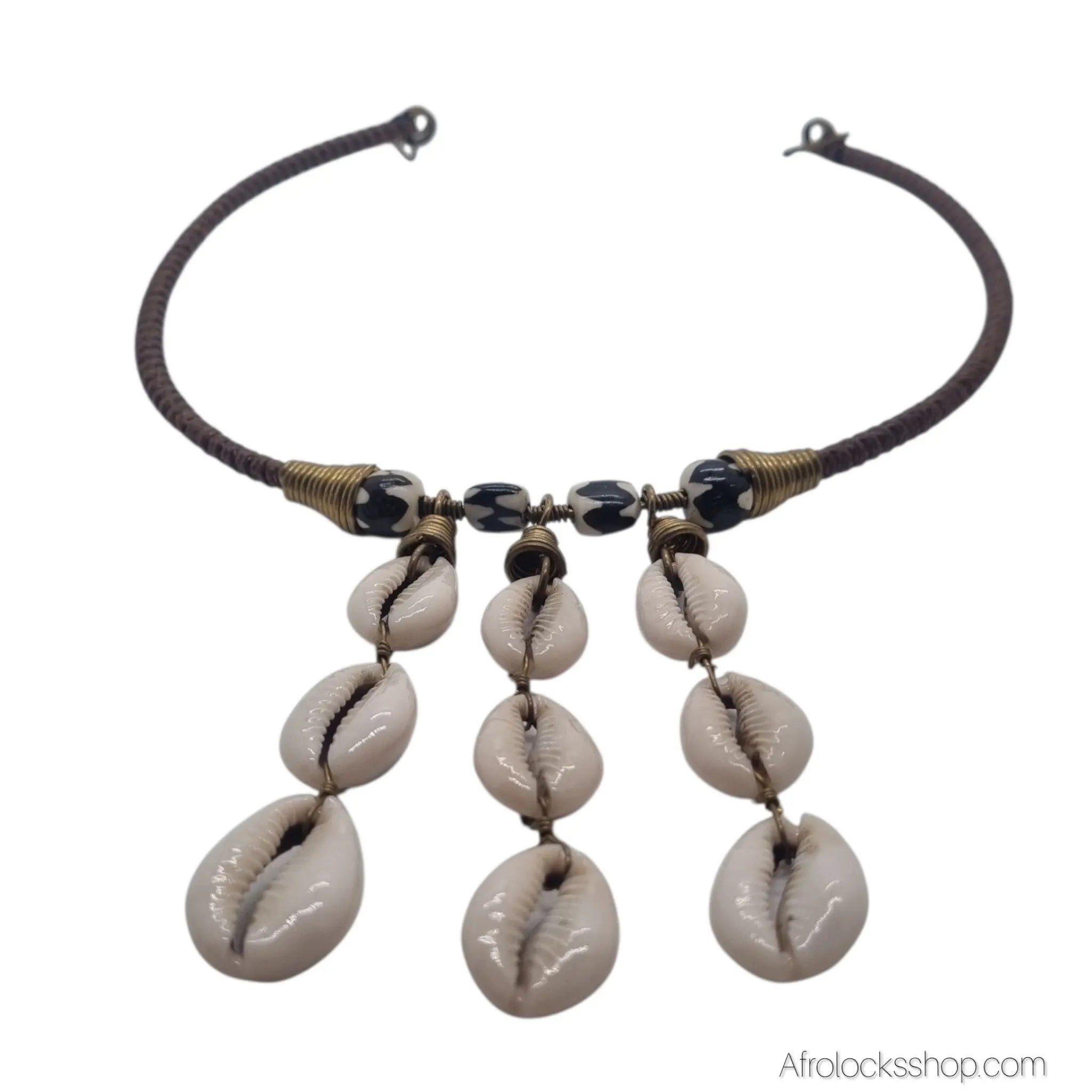 CollierchiccaurisartisanalkenyaAfrique1 - Afro Locks Shop